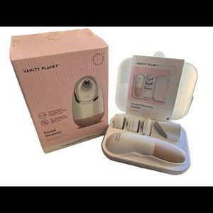 Vanity Planet Face Steamer w/Handheld Brush Kit